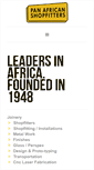 Mobile Screenshot of panafricanshopfitters.co.za
